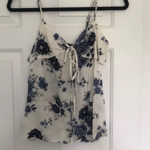 American Eagle floral tank top